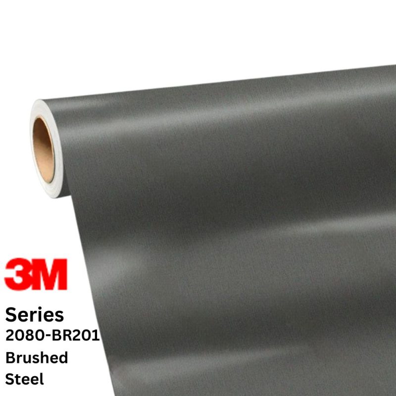 3M ציפוי ויניל בגימור Brushed Steel