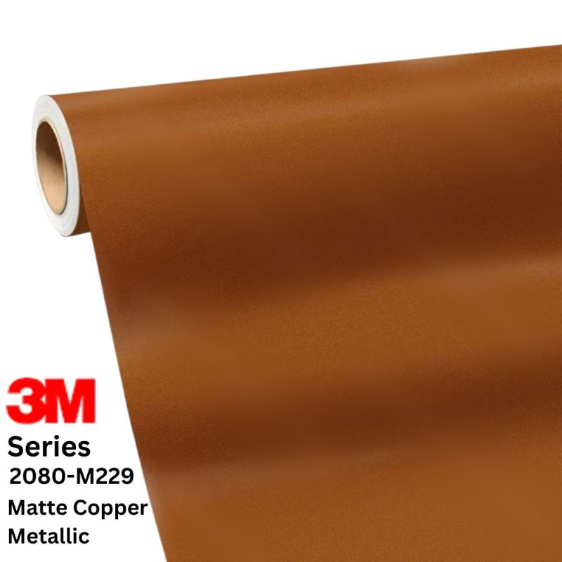 ציפוי ויניל בגוון Copper מט מטאלי מטר 1 - 3M