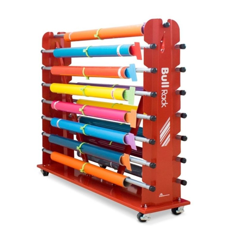 ⁦עגלת שינוע ואחסון Bull Rack ל-15 גלילים⁩ – תמונה ⁦2⁩